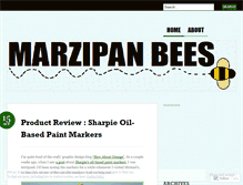 Tablet Screenshot of marzipanbees.wordpress.com
