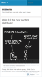 Mobile Screenshot of minern.wordpress.com