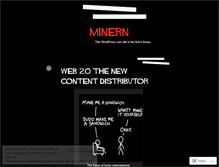 Tablet Screenshot of minern.wordpress.com