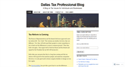 Desktop Screenshot of dallastaxpro.wordpress.com