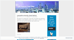 Desktop Screenshot of festivalchoir.wordpress.com
