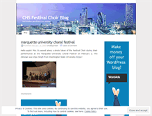 Tablet Screenshot of festivalchoir.wordpress.com