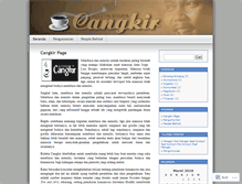 Tablet Screenshot of buletincangkir.wordpress.com