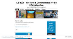 Desktop Screenshot of lib1201.wordpress.com