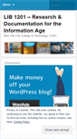 Mobile Screenshot of lib1201.wordpress.com