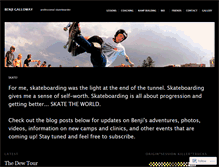 Tablet Screenshot of benjigalloway.wordpress.com
