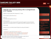 Tablet Screenshot of mysamsunggalaxymini.wordpress.com