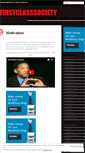 Mobile Screenshot of firstclasssociety.wordpress.com