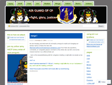 Tablet Screenshot of airguardofclubpenguin.wordpress.com