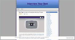 Desktop Screenshot of employmentinterview.wordpress.com