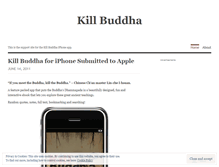 Tablet Screenshot of killbuddhanow.wordpress.com