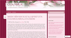 Desktop Screenshot of cuanhuanewdoor.wordpress.com