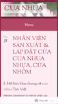 Mobile Screenshot of cuanhuanewdoor.wordpress.com