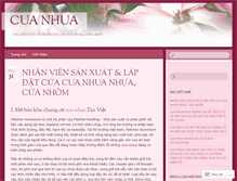 Tablet Screenshot of cuanhuanewdoor.wordpress.com