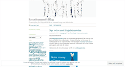 Desktop Screenshot of favoritrummet.wordpress.com
