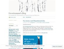 Tablet Screenshot of favoritrummet.wordpress.com