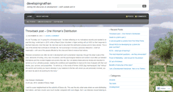 Desktop Screenshot of developingnathan.wordpress.com
