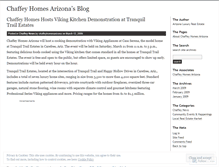 Tablet Screenshot of chaffeyhomesaz.wordpress.com