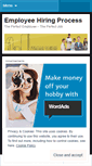 Mobile Screenshot of employeehiringprocess.wordpress.com