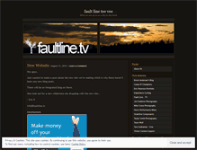 Tablet Screenshot of faultlinetv.wordpress.com