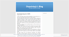 Desktop Screenshot of onpointejc.wordpress.com