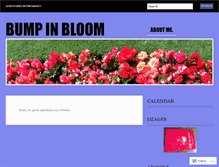 Tablet Screenshot of bumpinbloom.wordpress.com