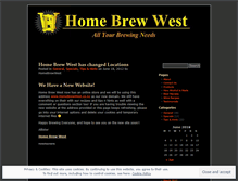 Tablet Screenshot of homebrewwest.wordpress.com