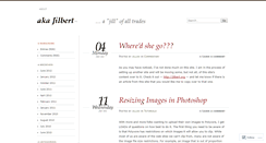 Desktop Screenshot of jilloo.wordpress.com