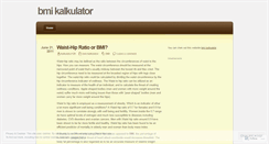 Desktop Screenshot of bmikalkulator120.wordpress.com