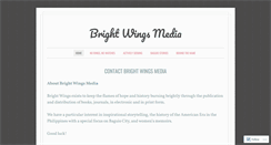 Desktop Screenshot of brightwingsmedia.wordpress.com