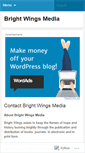 Mobile Screenshot of brightwingsmedia.wordpress.com