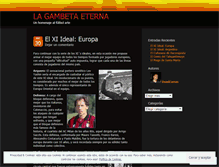 Tablet Screenshot of lagambetaeterna.wordpress.com