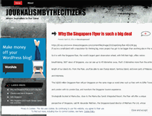 Tablet Screenshot of journalismbythecitizens.wordpress.com