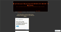 Desktop Screenshot of banjalukatattoostudio.wordpress.com