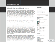 Tablet Screenshot of chermartinetti.wordpress.com