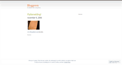Desktop Screenshot of bloggeren.wordpress.com