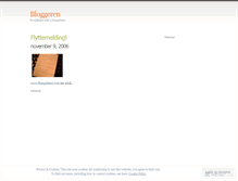 Tablet Screenshot of bloggeren.wordpress.com