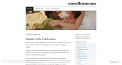 Desktop Screenshot of oneofhismoms.wordpress.com