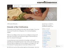 Tablet Screenshot of oneofhismoms.wordpress.com