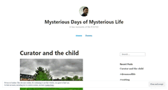 Desktop Screenshot of misteriousdays.wordpress.com