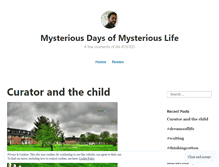 Tablet Screenshot of misteriousdays.wordpress.com