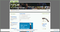 Desktop Screenshot of norcalcyclingnews.wordpress.com