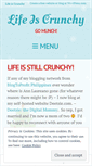 Mobile Screenshot of lifeiscrunchy.wordpress.com