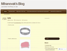 Tablet Screenshot of mihanovak.wordpress.com