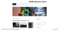 Desktop Screenshot of hellobuenosaires.wordpress.com