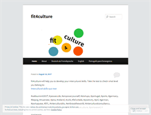 Tablet Screenshot of fit4culture.wordpress.com