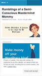 Mobile Screenshot of mastermindmommy.wordpress.com