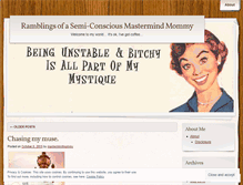 Tablet Screenshot of mastermindmommy.wordpress.com