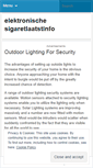Mobile Screenshot of elektronischesigaretlaatstinfo.wordpress.com