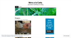 Desktop Screenshot of menualacarta.wordpress.com